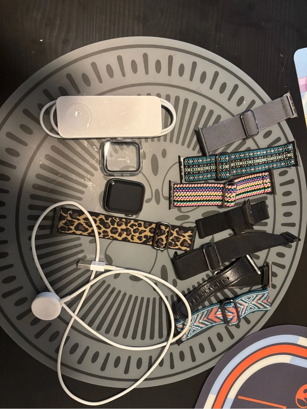 Apple Black Smartwatch Body with Digital Crown
